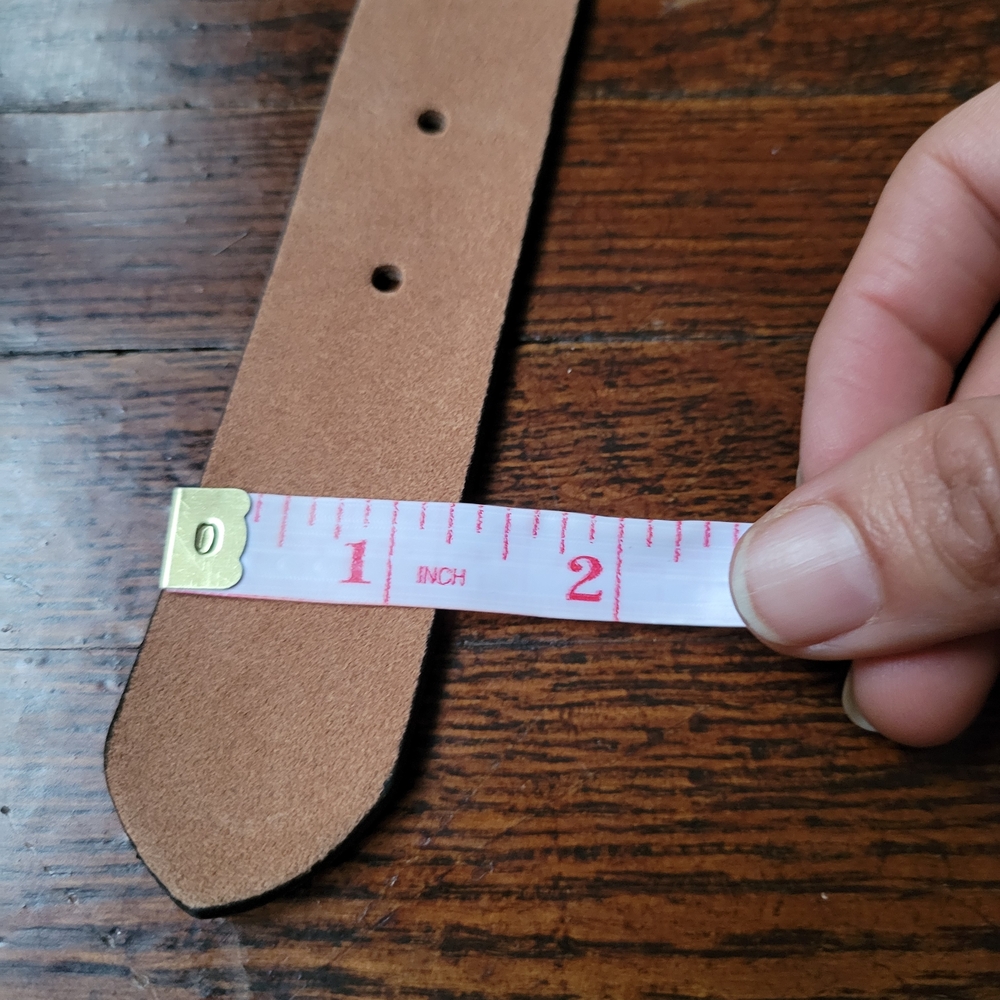 Time and Tru L Women’s Leather Belt Cognac Western, Casual - Picture 11 of 11